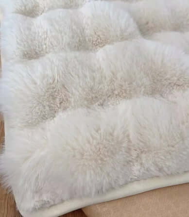 พรม MJhomedesigns Bedside Carpet 59 60 x 120 ซม. ครีม_3